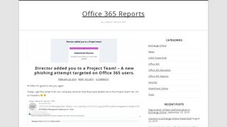 
                            2. Director added you to a Project Team! – A new phishing ...