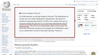 
                            2. Director general of police - Wikipedia