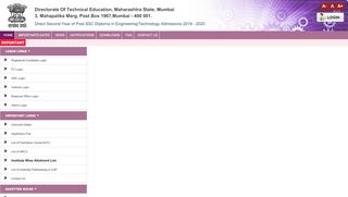 
                            2. Directorate of Technical Education, Maharashtra State, Mumbai