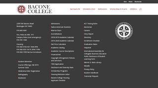 
                            1. Directory - Bacone College