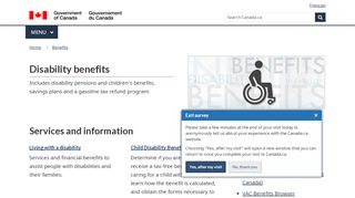 
                            3. Disability benefits - Canada.ca