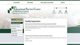 
                            9. Disability Organizations - ESC of Medina County