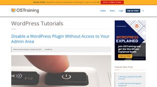 
                            5. Disable a WordPress Plugin Without Access to ... - …