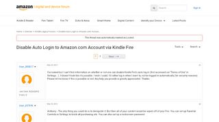 
                            4. Disable Auto Login to Amazon.com Account via Kindle Fire - Kindle ...