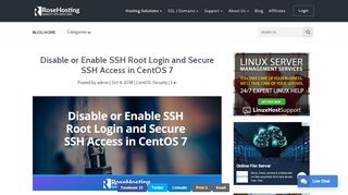 
                            2. Disable or Enable SSH Root Login and Secure SSH Access in ...