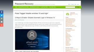 
                            4. Disable Windows 10 Auto Login | Password Recovery - Top Password