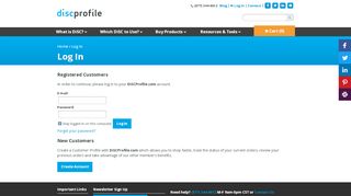 
                            8. DiSC Profile - Log in to your DiSCProfile.com account