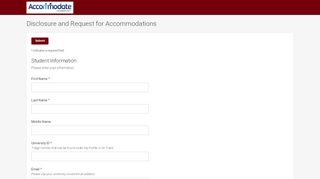 
                            3. Disclosure and Request for Accommodations - Accommodate