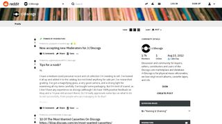 
                            9. Discogs marketplace and database • r/discogs - …