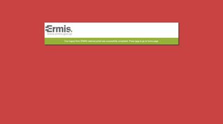 
                            6. Disconnection Page of ERMIS National Portal