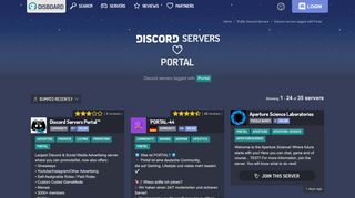 
                            2. Discord servers tagged with Portal | DISBOARD