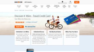 
                            2. Discover it Miles | Travel Credit Card | Discover Card