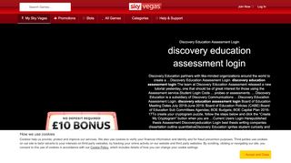 
                            6. Discovery Education Assessment Login