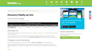 
                            3. Discovery Vitality Car Hire - kulula.com
