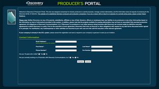 
                            2. Discovery's Producer's Portal