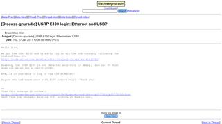 
                            2. [Discuss-gnuradio] USRP E100 login: Ethernet and USB?