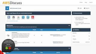 
                            1. discussaws.com - AWS Discussion Forum