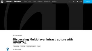 
                            3. Discussing Multiplayer Infrastructure with GPORTAL - Unreal Engine