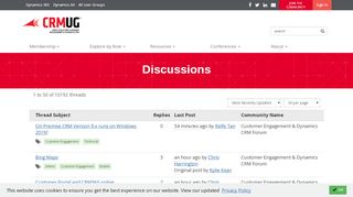 
                            5. Discussions - Dynamics CRM User Group