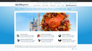 
                            8. Disney World Tickets | Orlando, Florida | Walt …