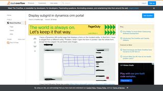 
                            9. Display subgrid in dynamics crm portal - Stack Overflow