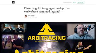 
                            4. Dissecting Arbitraging.co in-depth — you've been scammed ...