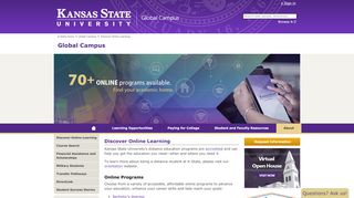 
                            6. Distance Education | Global Campus | Kansas State …