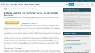 
                            9. Distance Learning Fire Technology Degree and Certificate ...