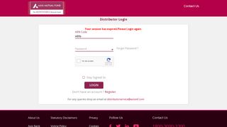 
                            7. Distributor Login - Axis Mf