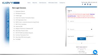 
                            7. Distributor Login - KarvyMFS
