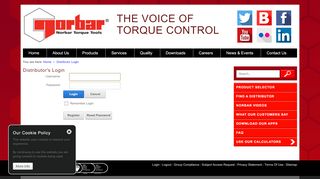 
                            8. Distributor Login - Norbar Torque Tools