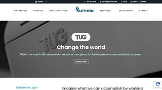 
                            4. Distributor Login Page - Join us at Aethon - TUG Autonomous ...