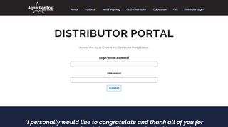 
                            9. Distributor Portal - Aqua Control