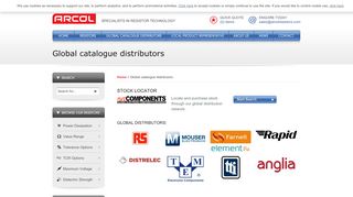 
                            6. Distributors - Arcol Resistors