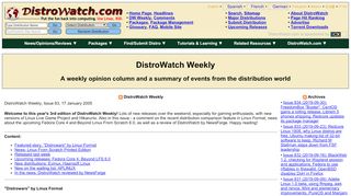 
                            9. DistroWatch.com: Put the fun back into computing. Use ...