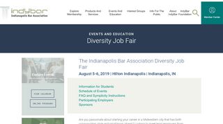 
                            9. Diversity Job Fair - Indianapolis Bar Association