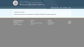 
                            8. Division of Revenue & Enterprise Services: Business Records Service