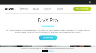 
                            9. DivX Pro - DivX Video Software Advanced Features