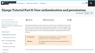 
                            11. Django Tutorial Part 8: User authentication and permissions - Learn ...