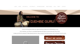 
                            1. DJEMBEGuru.com - Landing