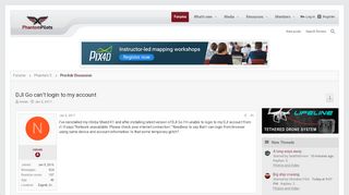 
                            7. DJI Go can't login to my account | DJI Phantom Drone Forum