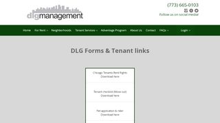 
                            6. DLG Forms & Tenant links - - DLG Management