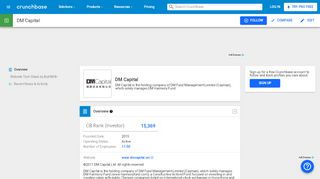 
                            2. DM Capital - Overview | Crunchbase