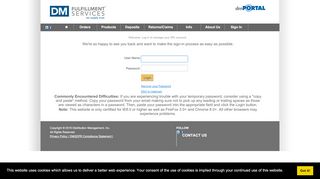 
                            7. DM Fulfillment - Customer Portal