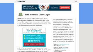 
                            5. DMB Financial Client Login - CC Bank