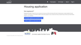 
                            5. DMBC Portal - Housing Application - Dudley