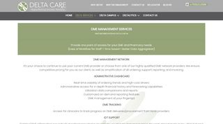 
                            7. DME Management Services