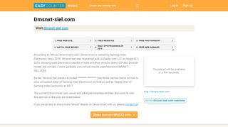 
                            3. Dmsnxt-siel.com whois history records