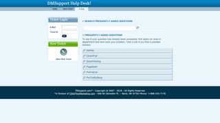 
                            7. DMSupport Help Desk!: Frequently Asked Questions