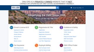 
                            10. DMV.ORG: The DMV Organized